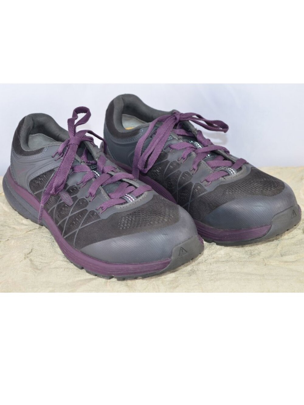 Keen ReGen Utility Vista Energy ESD Safety Shoe Gray/Purple Size 9